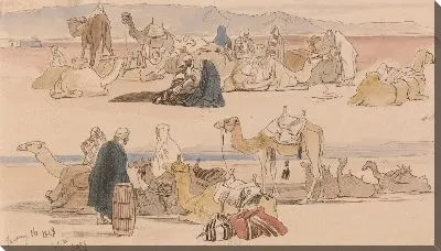 Картина Около Суэца, 13:00, 16 января 1849 г. (48)