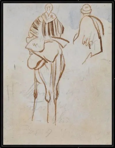 Картина Этюд египтянина на верблюде