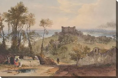 Картина Браччано (Виды Рима и его окрестностей, пластина 2)