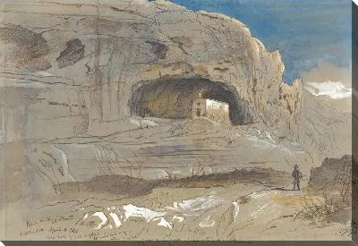 Картина Скалистая долина Моста, Мальта, 13:30 (3 апреля 1866 г.)