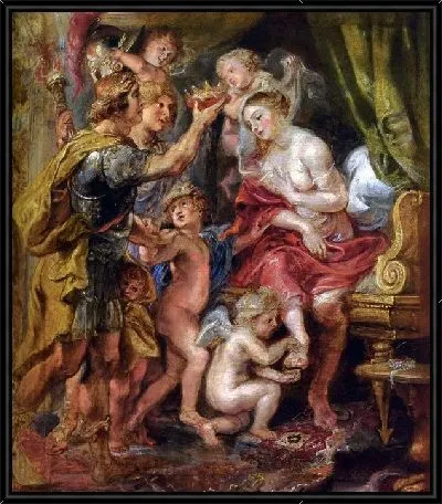 Картина Александр и Роксана (Alexander and Roxana)