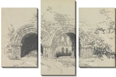 Картина Восточное аббатство Фернесс, 29 августа 1836 г.