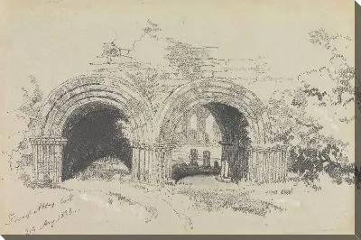 Картина Восточное аббатство Фернесс, 29 августа 1836 г.
