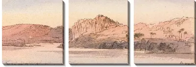 Картина Около Тафы, 5:50 вечера, 16 февраля 1867 г. (505A)