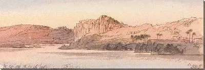 Картина Около Тафы, 5:50 вечера, 16 февраля 1867 г. (505A)