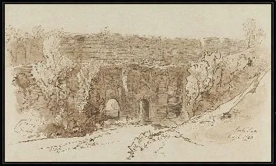 Картина Вид на Понте Лупо (недалеко от Тиволи)