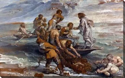 Картина Чудесный уло (The Miraculous Draught of Fishes)