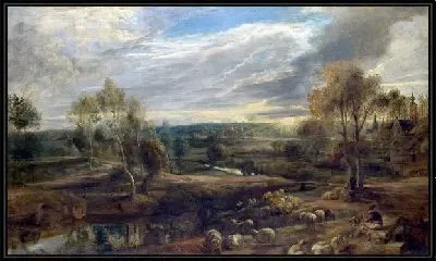 Картина Пейзаж с пастухом (A Landscape with a Shepherd and his Flock)