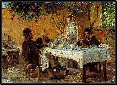 Картина Завтрак в Соре 