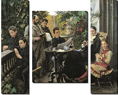 Картина Семейный портрет Гиршпрунга 