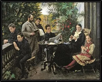 Семейный портрет Гиршпрунга 