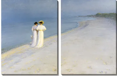 Картина Летний вечер на Скаген Сёндерстранд 