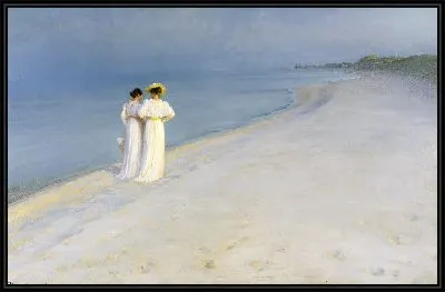 Картина Летний вечер на Скаген Сёндерстранд 