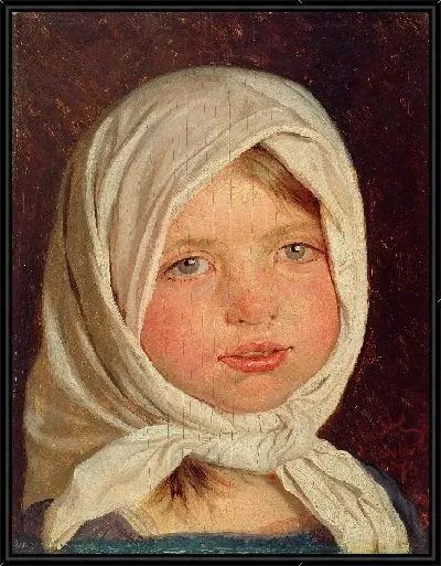 Картина Маленькая девочка из Хорнбека 