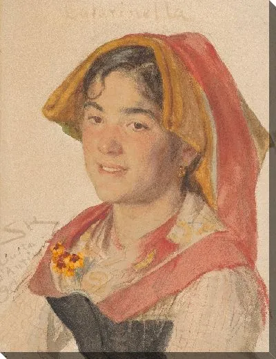 Картина Голова девушки из Civita d'Antino 