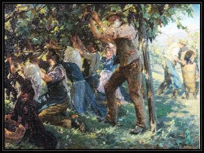 Картина Винный Урожай в Тироле 
