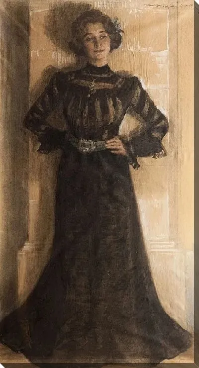 Картина Портрет жены художника: Мари Кройер 