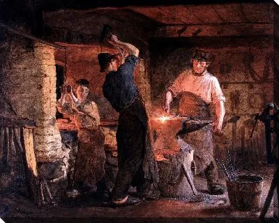 Картина Три Смита в Хорнбеке, Дания 