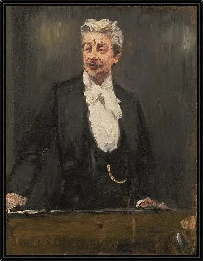 Картина Портрет Георга Брандеса читает лекцию 