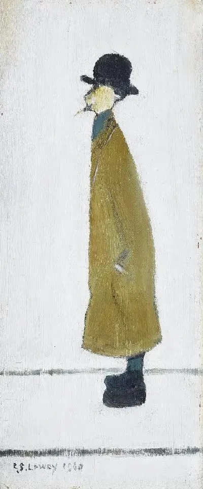 Картина Джентльмен смотрит на что-то 