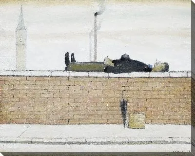 Человек лежал на стене 