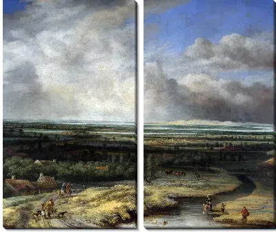 Картина Пейзаж с рекой (Landscape with River) №2