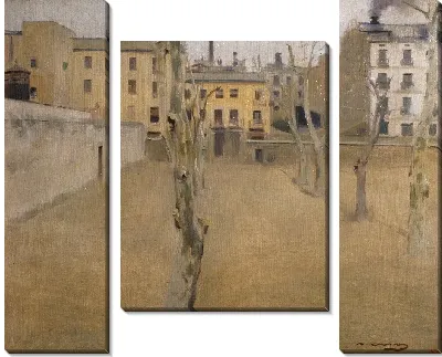 Двор старой Барселонской тюрьмы (Двор "ягнят") 