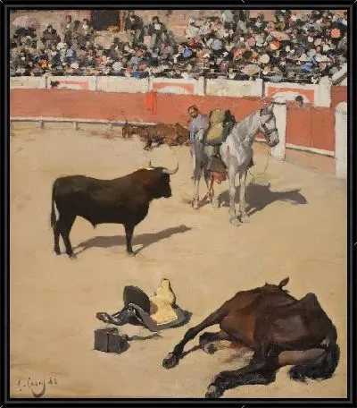 Картина Быки (Мертвые Лошади) 