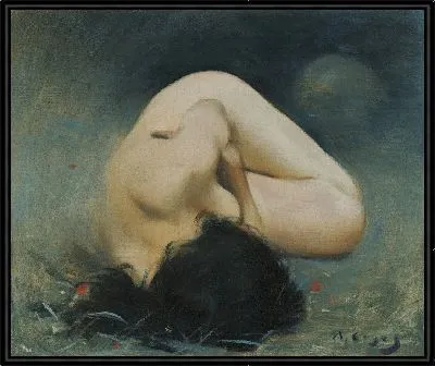 Картина Ракурс женская обнаженная 