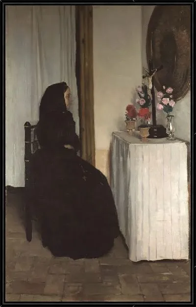 Картина Вдова 