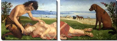 Картина Сатир оплакивает нимфу (A Satyr mourning over a Nymph)