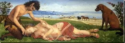 Картина Сатир оплакивает нимфу (A Satyr mourning over a Nymph)