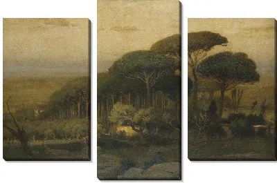 Сосновая роща виллы Барберини 