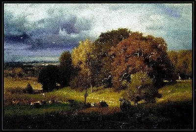 Картина Осенние дубы 