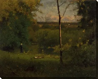 Картина Оглядываясь через реку 