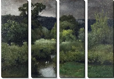 Картина Серый день нижнего 