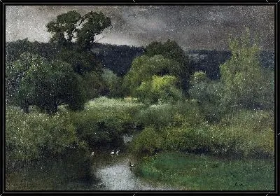 Картина Серый день нижнего 