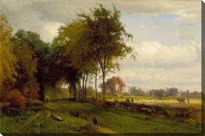 Картина Пейзаж со скотом 