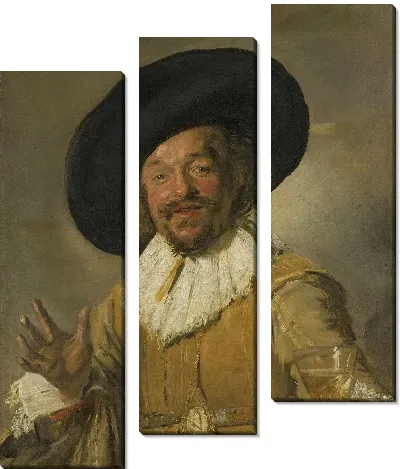 Картина Милиционер держит в руках беркемейера, известного как «веселый пьяница» 