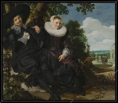 Пара, вероятно, Исаак Абрахамс Масса и Беатрикс ван дер Лаен 