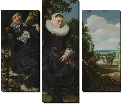 Пара, вероятно, Исаак Абрахамс Масса и Беатрикс ван дер Лаен 