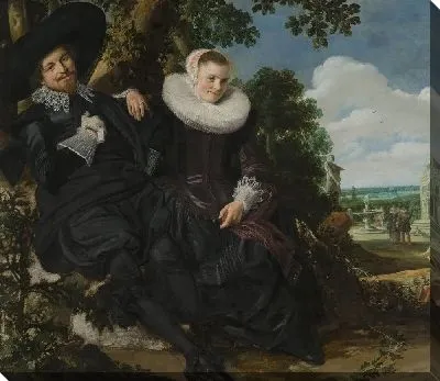 Пара, вероятно, Исаак Абрахамс Масса и Беатрикс ван дер Лаен 
