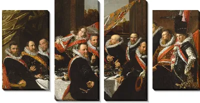 Картина Банкет офицеров Георгиевской гражданской гвардии 2