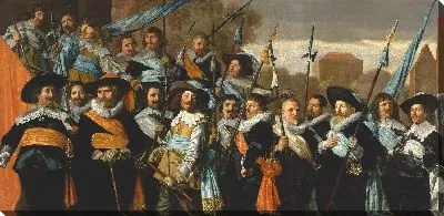 Картина Офицеры и сержанты Георгиевской гражданской гвардии 