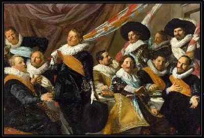 Картина Банкет офицеров Георгиевской гражданской гвардии 