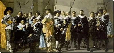 Картина Милицейская рота округа XI под командованием капитана Рейнье Рила, известная как «скудная рота» 