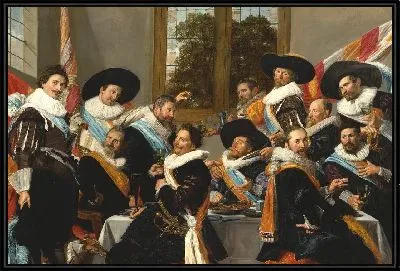 Картина Банкет офицеров Гражданской гвардии Святого Адриана (Calivermen) 