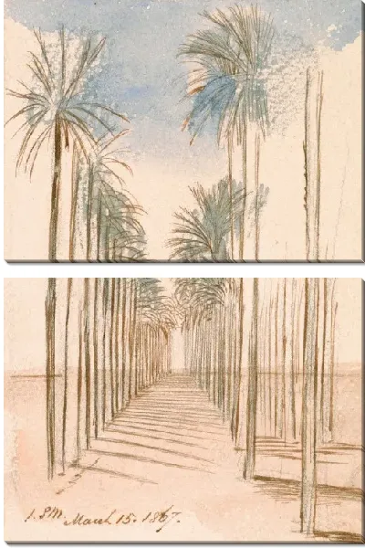 Картина Аллея Деревьев