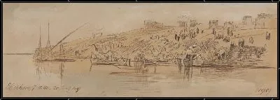 Картина Луксор, 7:00, 20 января 1867 г. (198)