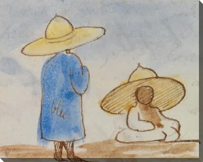 Картина Египетские мужчины в шляпах